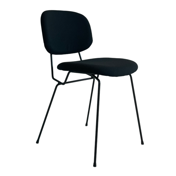 D-chair 101 - upholstered - black