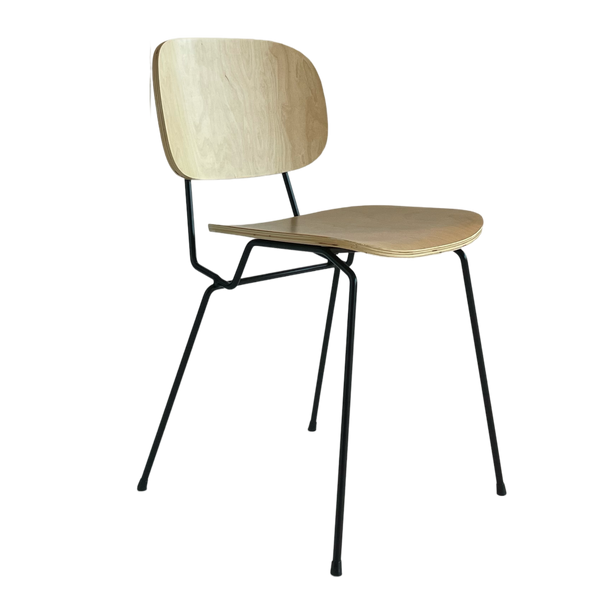 D-chair 101 - upholstered - beech fineer clear coated