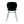 D-chair 101 - upholstered - black