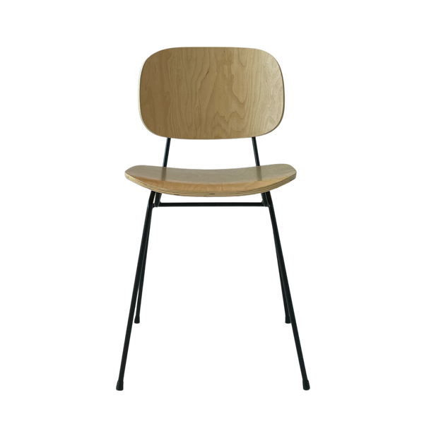 D-chair 101 - upholstered - beech fineer clear coated