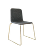 This Chair 141 - Stackable - gold/felt