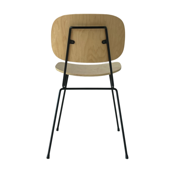 D-chair 101 - upholstered - beech fineer clear coated