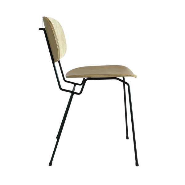 D-chair 101 - upholstered - beech fineer clear coated