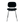 D-chair 101 - upholstered - black